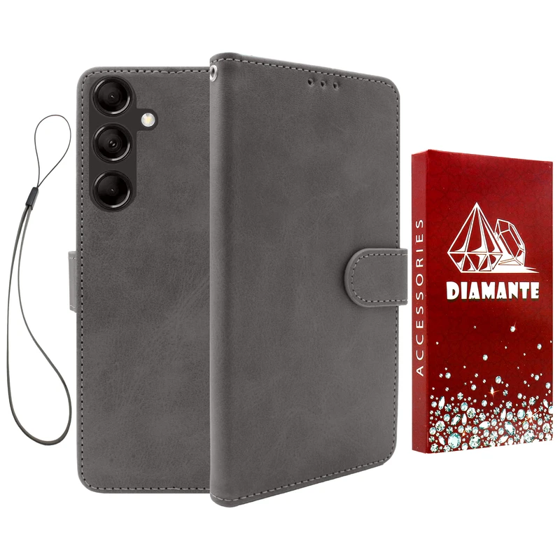 کیف کلاسوری دیامانته مدل Chanta Rd مناسب برای گوشی موبایل سامسونگ Galaxy S25 Plus به همراه بندآویز