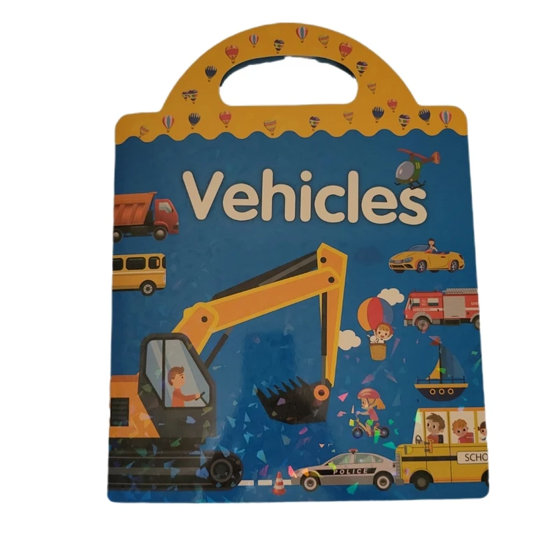 بازی آموزشی انگلیسی مدل استیکر ماشین آلات