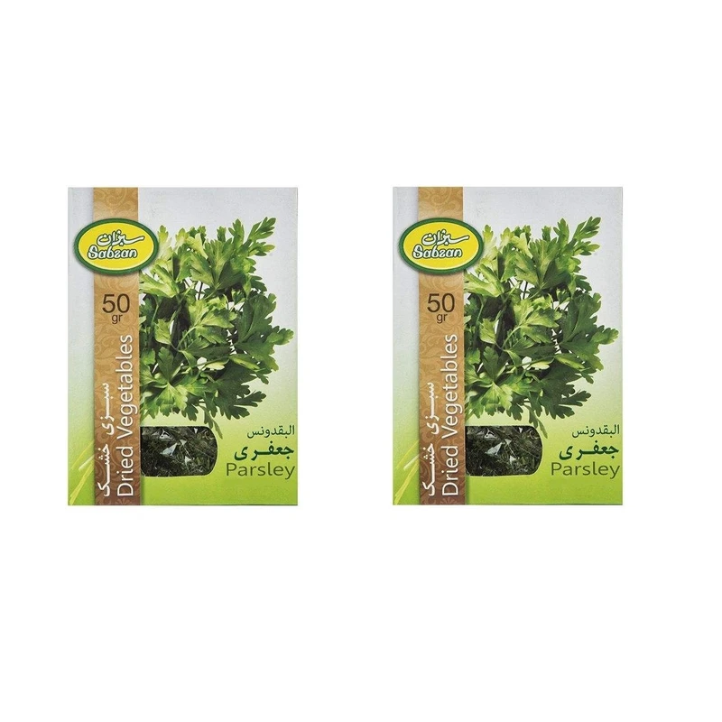 سبزی جعفری خشک سبزان - 50 گرم بسته 2 عددی 