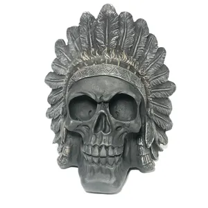 مجسمه مدل جمجمه طرح سرخپوست