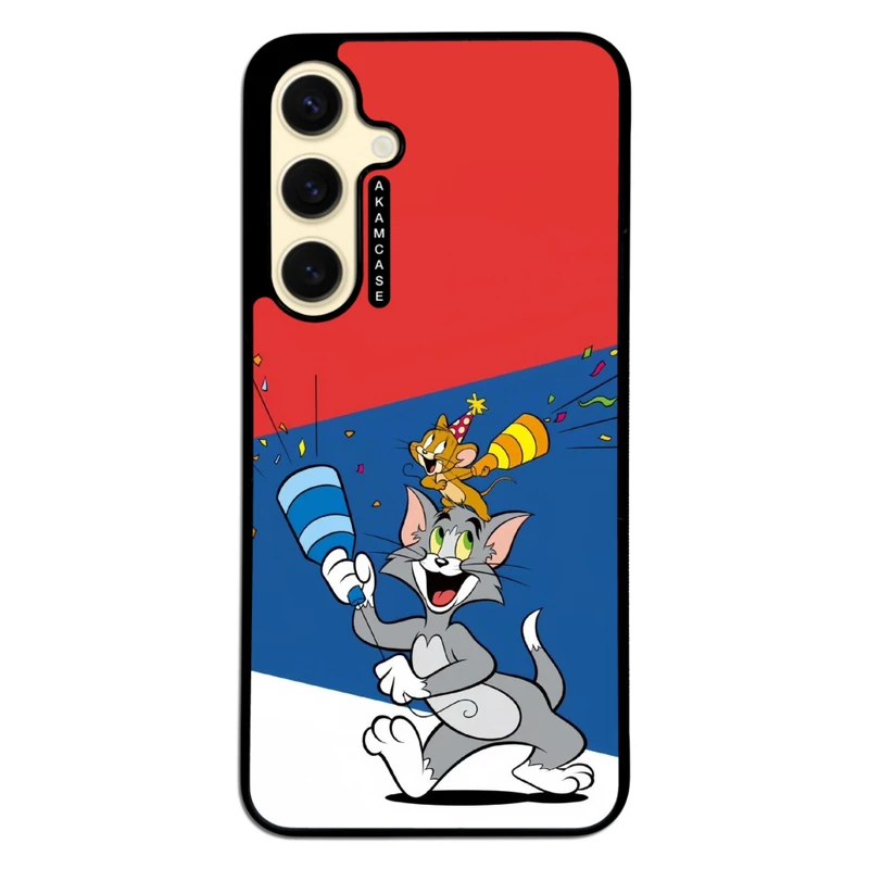 کاور آکام مدل AMC-WSGS24FE-TOM & JERRY16 مناسب برای گوشی موبایل سامسونگ Galaxy S24 FE