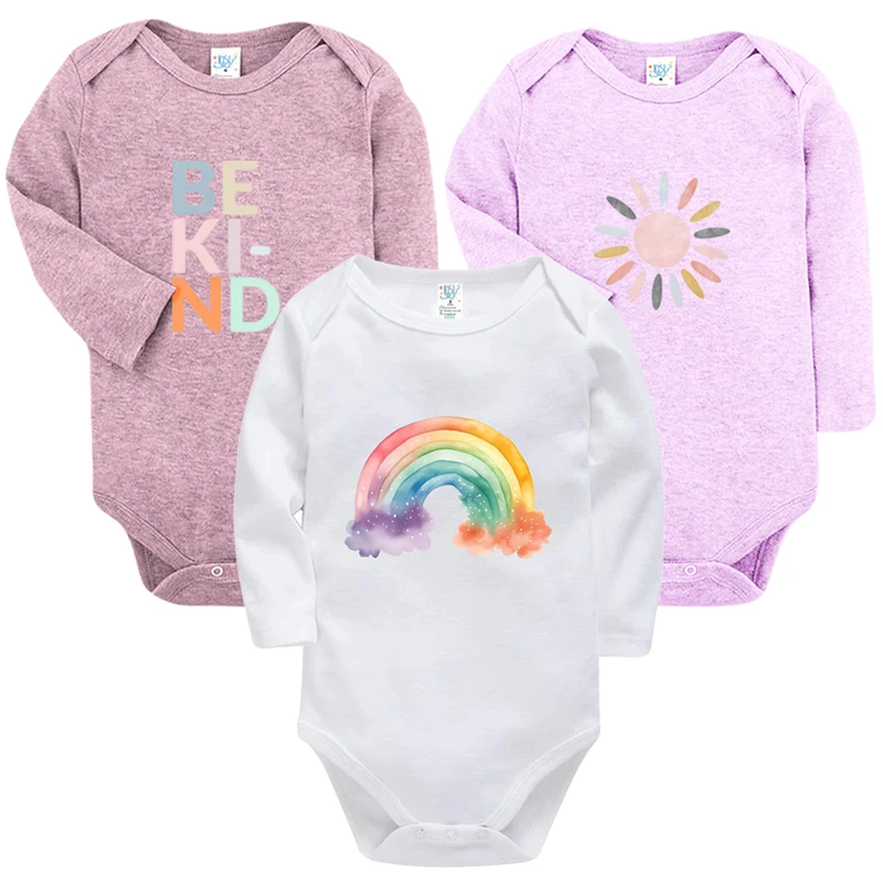 بادی آستین بلند نوزادی نیل کوک مدل KIND Salami Melange مجموعه 3 عددی