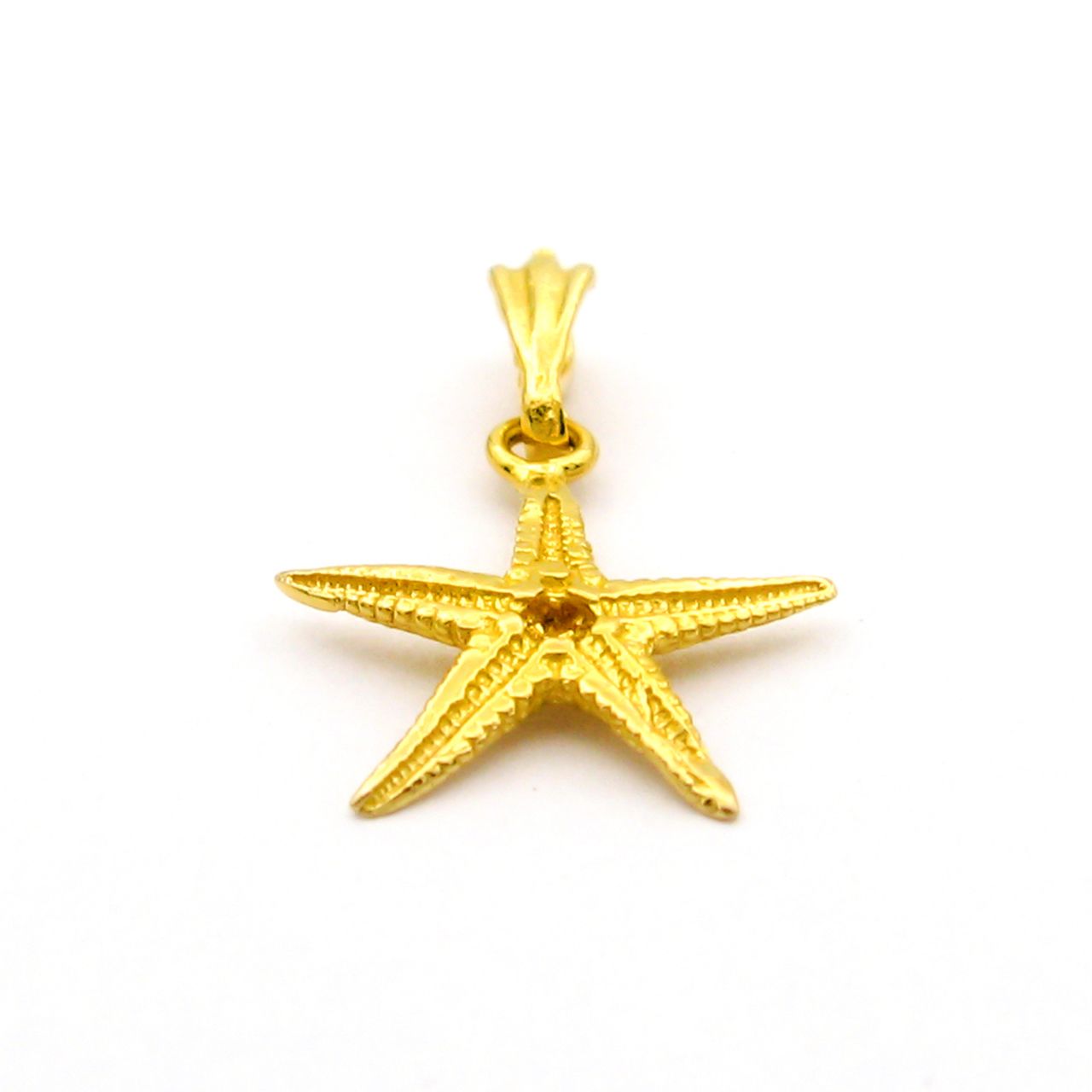 گردنبند طلا 18 عیار زنانه کاپانی طرح ستاره دریایی کد KN031 -  - 4