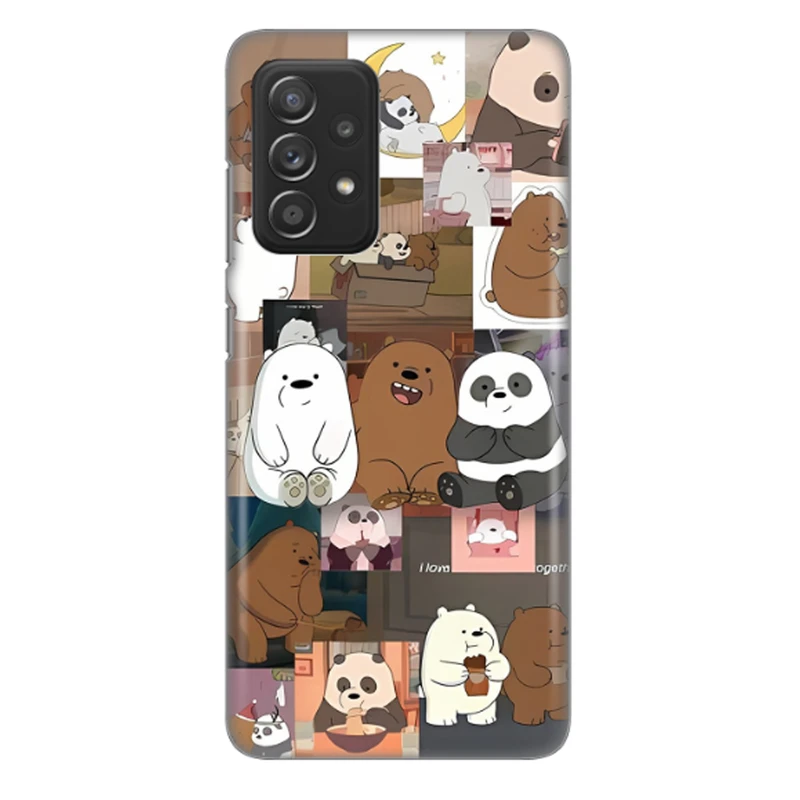 کاور طرح پاندا و دوستان کد DIMO-021 مناسب برای گوشی موبایل سامسونگ Galaxy A72s / Galaxy A72 