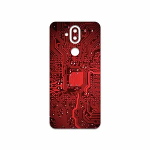 MAHOOT Red Printed Circuit Board Cover Sticker for Nokia 8.1