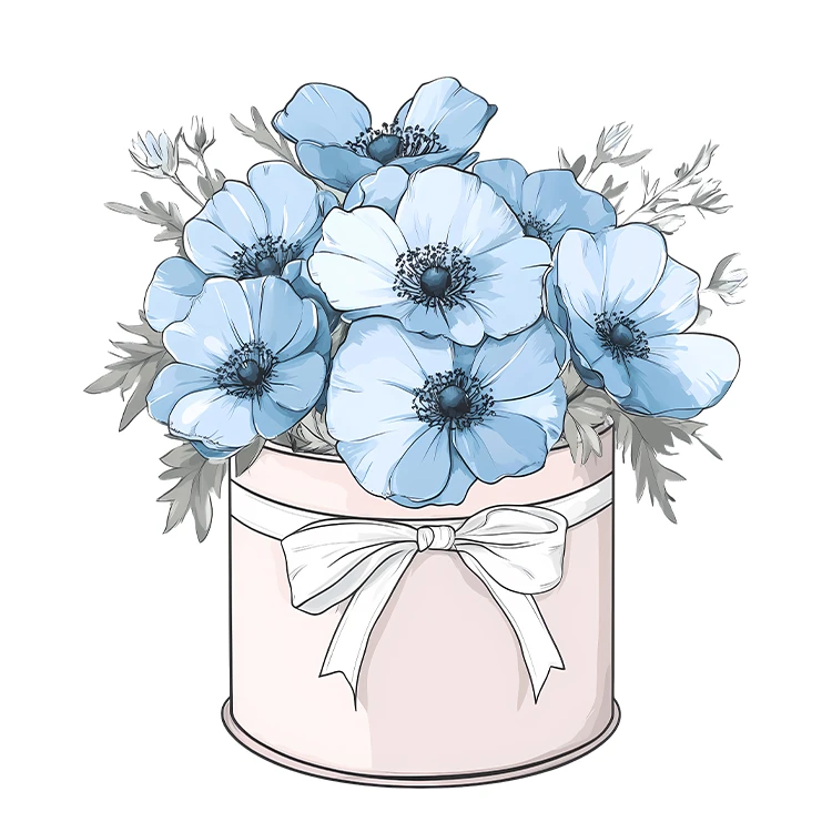 استیکر پارچه و لباس پاد آفرین مدل کارتونی فانتزی طرح گل کد S5587