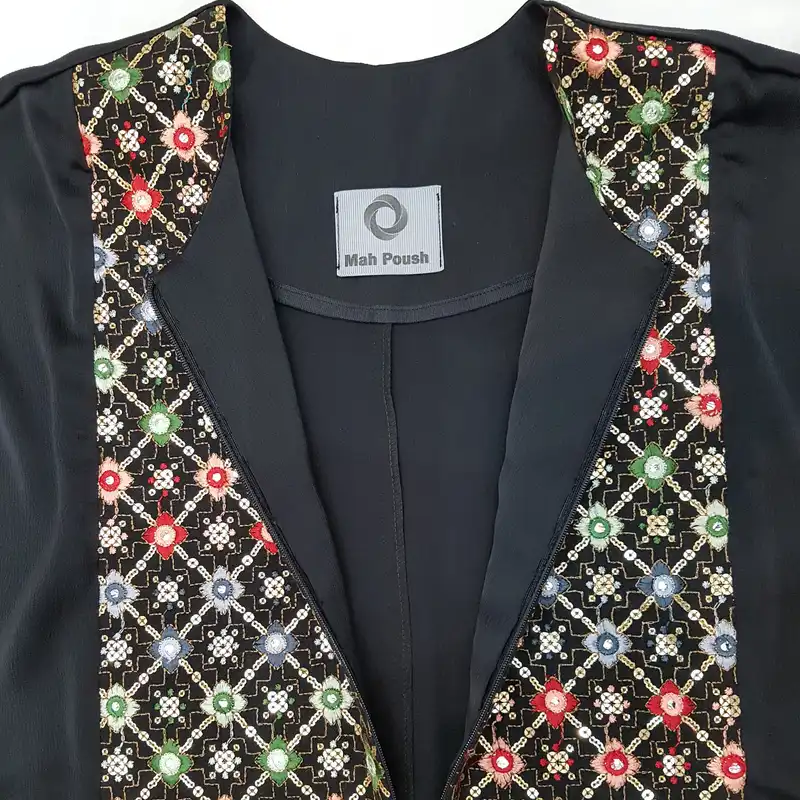 مانتو زنانه مدل عبایی کد MG259