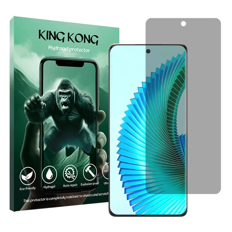محافظ صفحه نمایش حریم شخصی کینگ کونگ مدل Tough مناسب برای گوشی موبایل آنر X9b