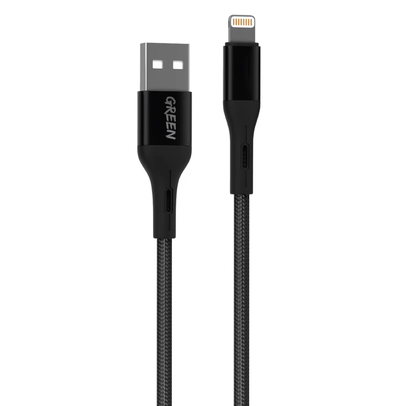 کابل تبدیل USB به لایتنینگ گرین لاین مدل GNCPALTG3MBK طول ۳ متر