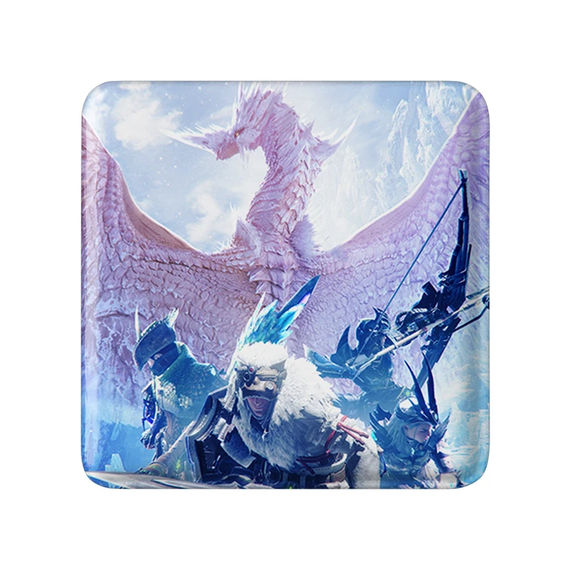 مگنت خندالو طرح بازی شکارچی هیولا (Monster Hunter) مدل مربعی کد 33274