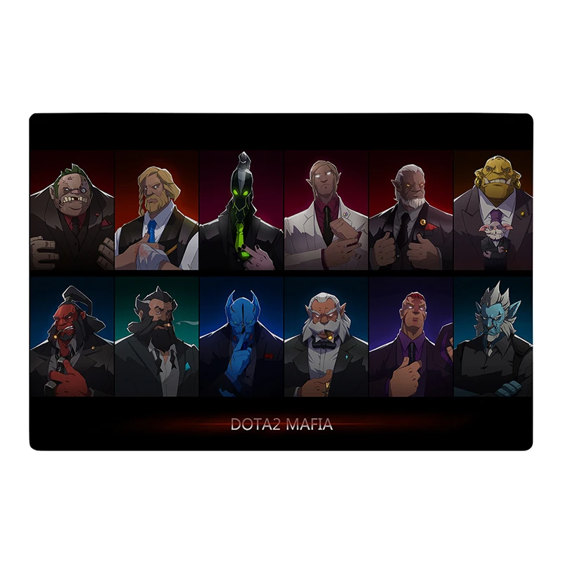 ماوس پد مخصوص بازی زیگ زاگ طرح مافیا دوتا کد 4029