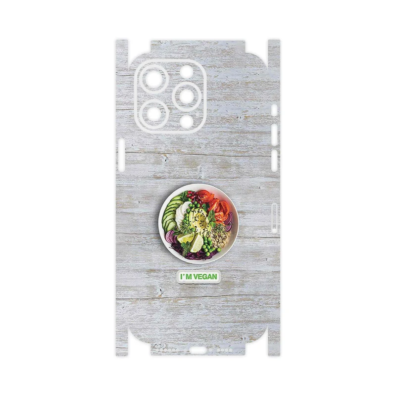 برچسب پوششی ماهوت مدل Im_vegan-FullSkin مناسب برای گوشی موبایل اپل iPhone 15 Pro Max
