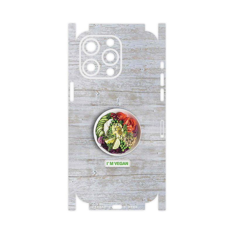 برچسب پوششی ماهوت مدل Im_vegan-FullSkin مناسب برای گوشی موبایل اپل iPhone 15 Pro Max