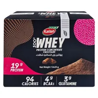 پودر پروتئین وی با طعم شکلاتی کاله پرو - 400 گرم بسته 12 عددی