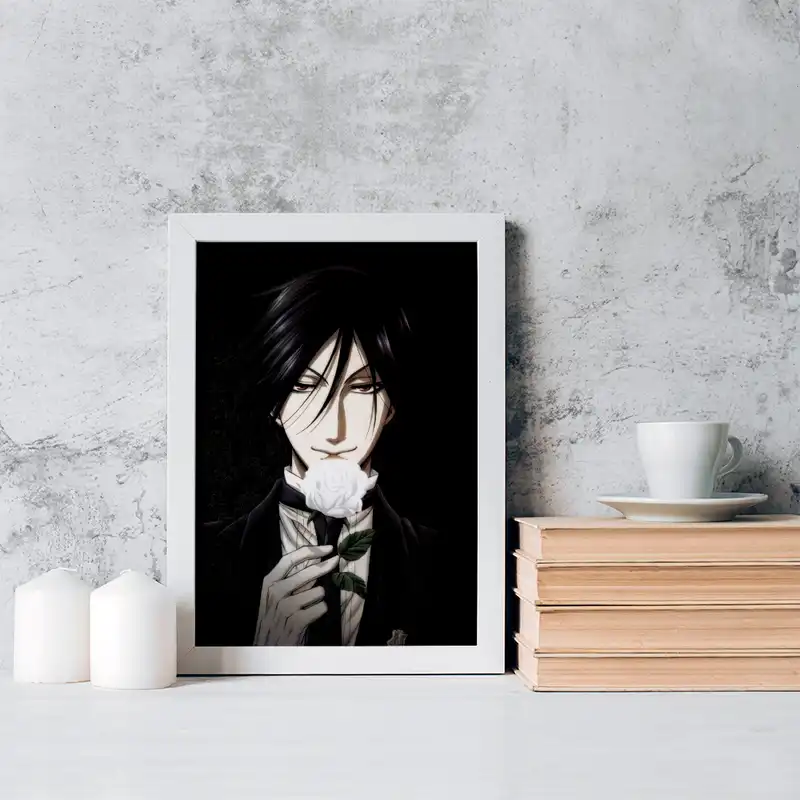 تابلو خندالو مدل سباستین انیمه خادم سیاه کد 16317