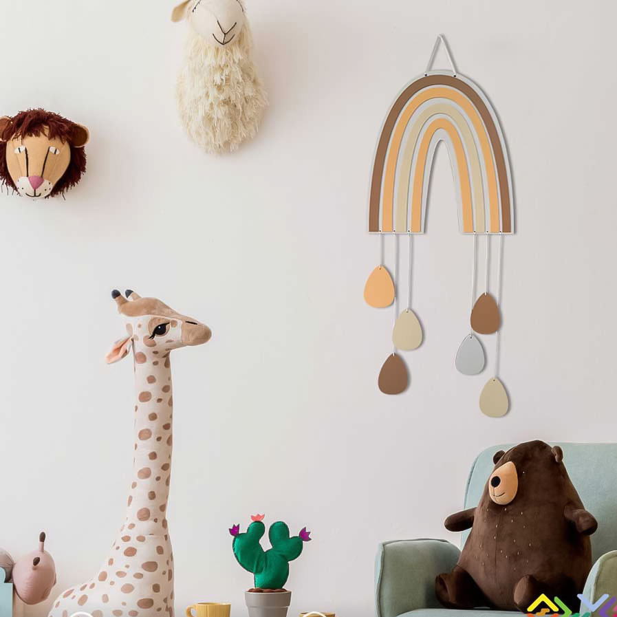 دیوار کوب اتاق کودک طرح رنگین کمان مدل MKids37-E