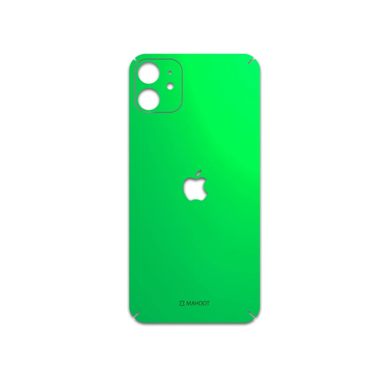 برچسب پوششی ماهوت مدل Matte-Green مناسب برای گوشی موبایل اپل iPhone 11