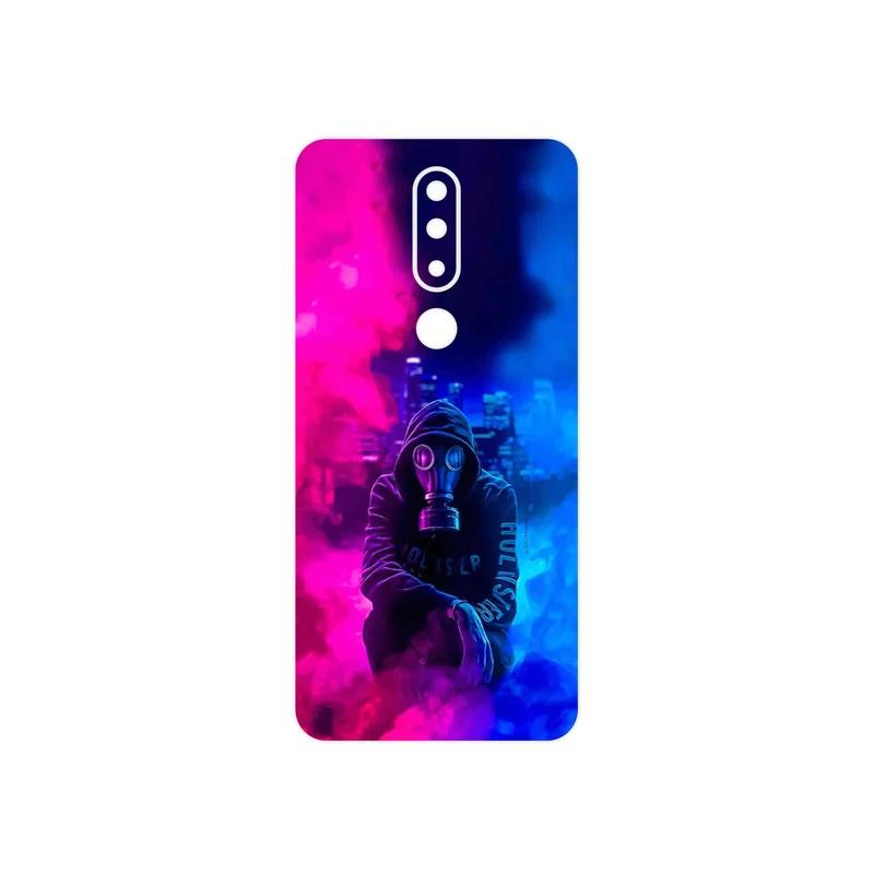برچسب پوششی ماهوت مدل Smoke Rainbow Digital Art 2 مناسب برای گوشی موبایل نوکیا 5.1 Plus