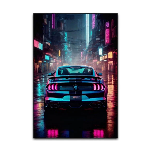 تابلو شاسی گوفی مدل ماشین اسپورت طرح Sport Car کد BACK15
