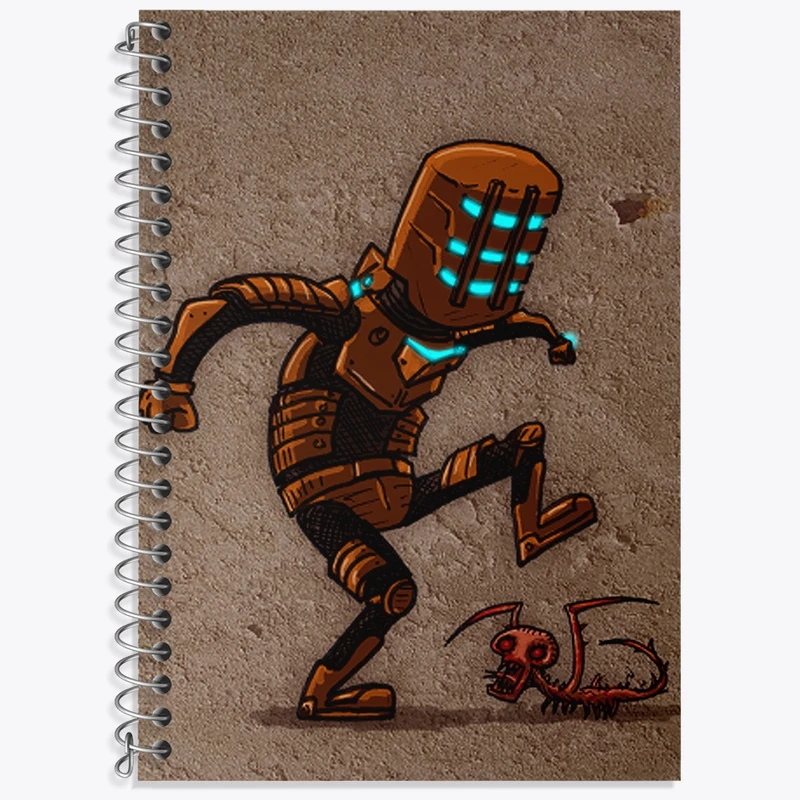 دفتر لغت 50 برگ خندالو طرح بازی دد اسپیس (Dead Space) کد 35040