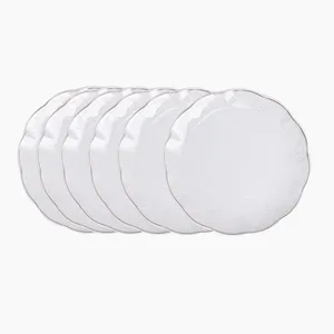 بشقاب غذا خوری مقصود مدل آچیلا لوستر بسته 6 عددی  