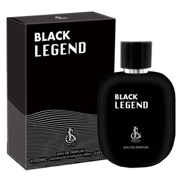 ادو پرفیوم مردانه اسپرینگ لیلیز مدل Black Legend حجم 100 میلی لیتر