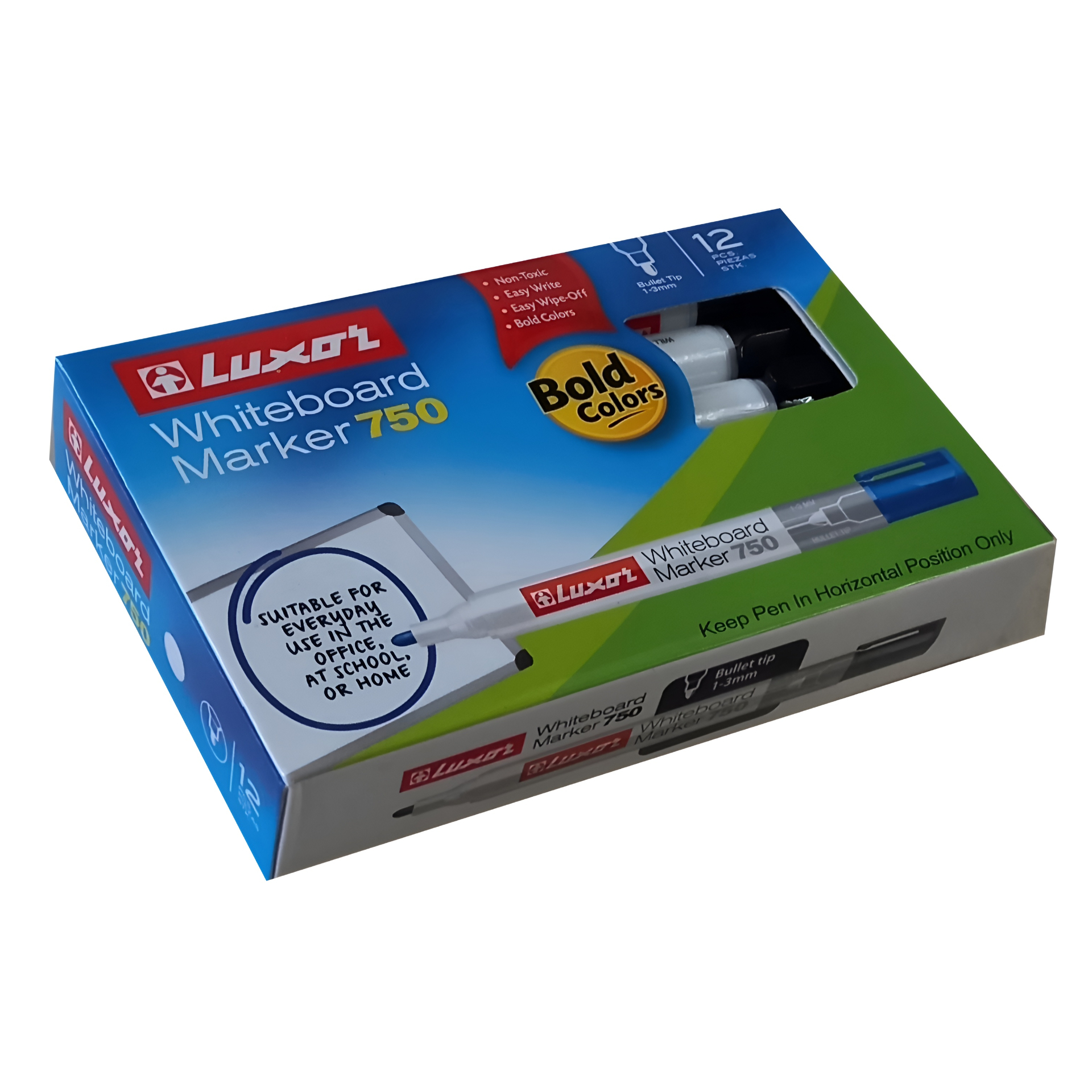 ماژیک وایت برد لاکسر مدل 3381 بسته 12 عددی