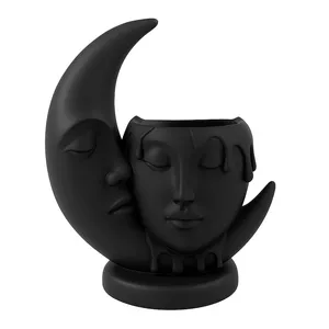 گلدان دکوری مدل ماه