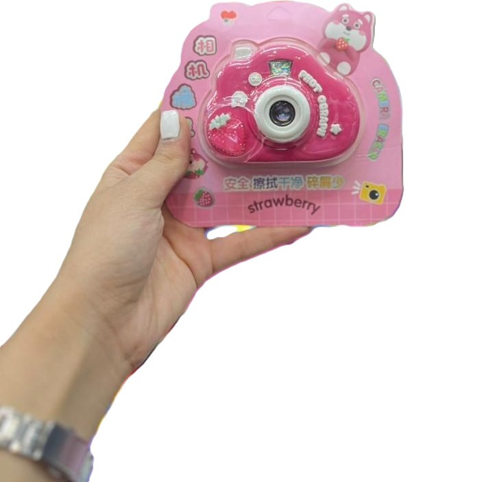 پاک کن مدل دوربین عکاسی طرح توت فرنگی کد 9138