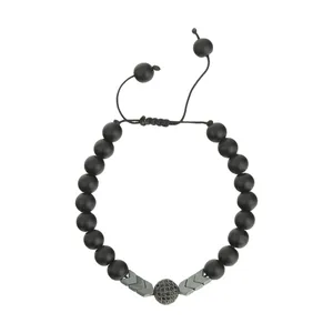 دستبند مردانه مدل بال شاهین