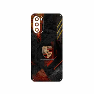 MAHOOT Porsche_Logo Cover Sticker for Motorola Moto G52