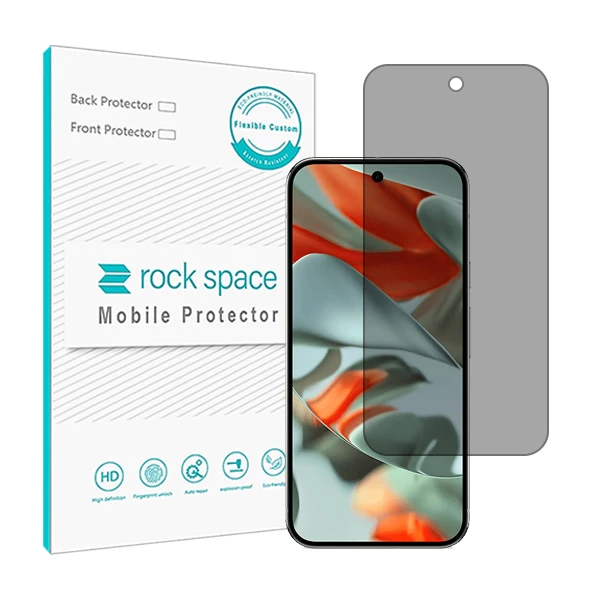 محافظ صفحه نمایش حریم شخصی راک اسپیس مدل Resistant مناسب برای گوشی موبایل گوگل Pixel 9 Pro XL