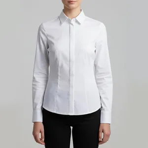 شومیز آستین بلند یقه برگردان زنانه تولیکا مدل 33066