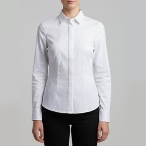 شومیز آستین بلند یقه برگردان زنانه تولیکا مدل 33066