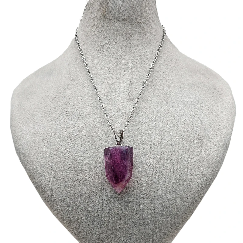 گردنبند دخترانه مدل فلوریت طرح منشور کد 12-80