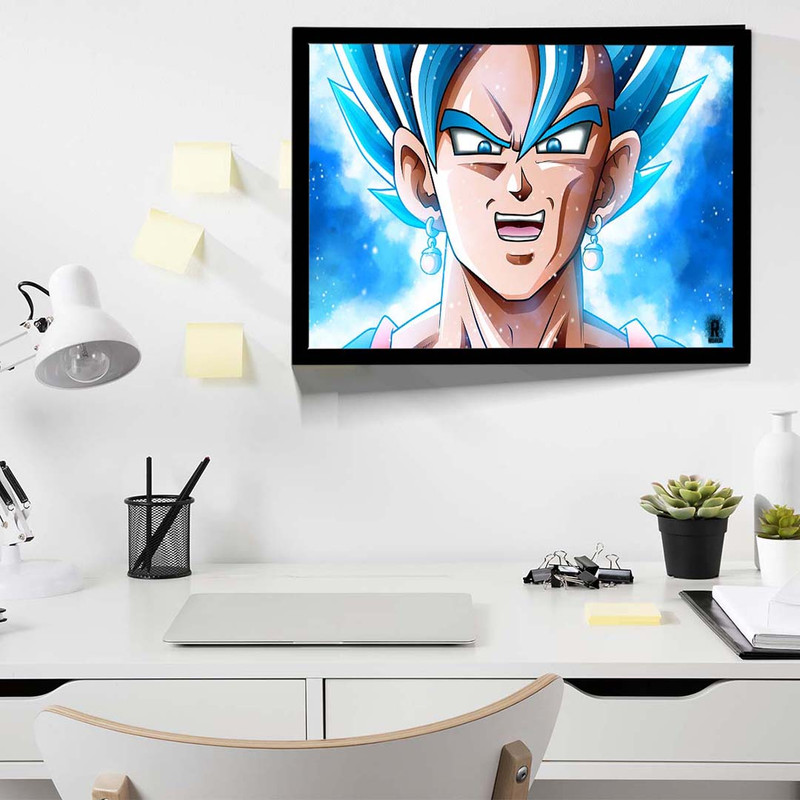 تابلو مدل dragon ball super saiyajin کد F-12003