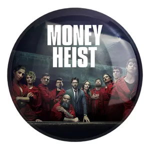 پیکسل خندالو طرح سریال Money Heist کد 3236 مدل بزرگ