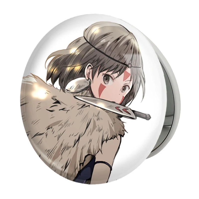 آینه جیبی خندالو طرح سان انیمه پرنسس مونونوکه مدل تاشو کد 34111