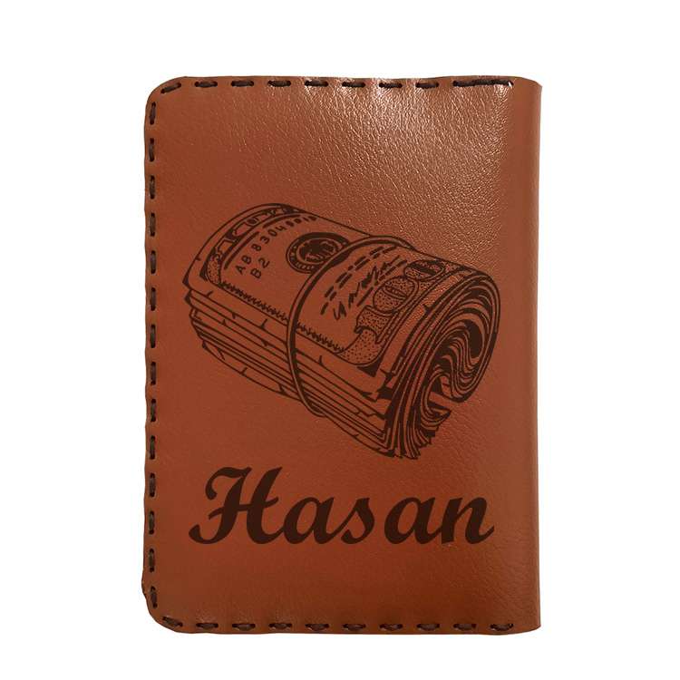 کیف پول مردانه مدل اسم حسن 8456