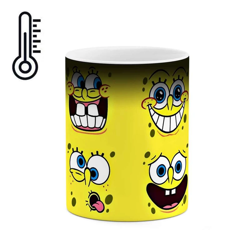 ماگ حرارتی کاکتی مدل باب اسفنجی کد mgh10866