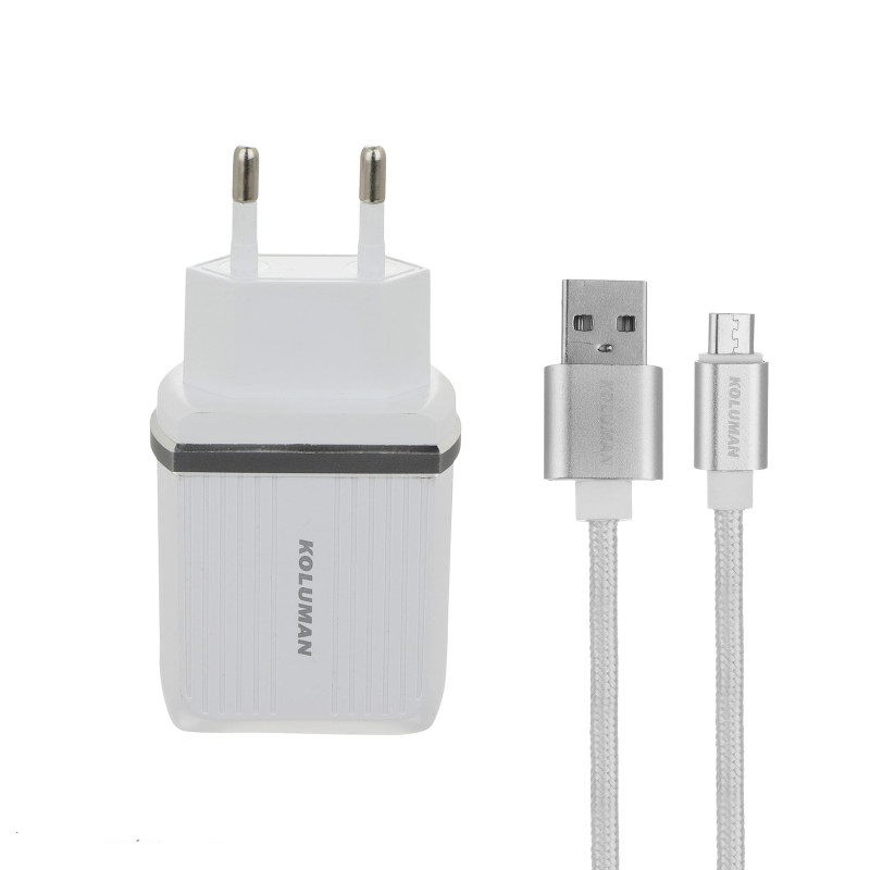 شارژر دیواری کلومن مدل KC-H605 به همراه کابل usb-C