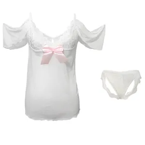 لباس خواب زنانه شیک فام کد 8114