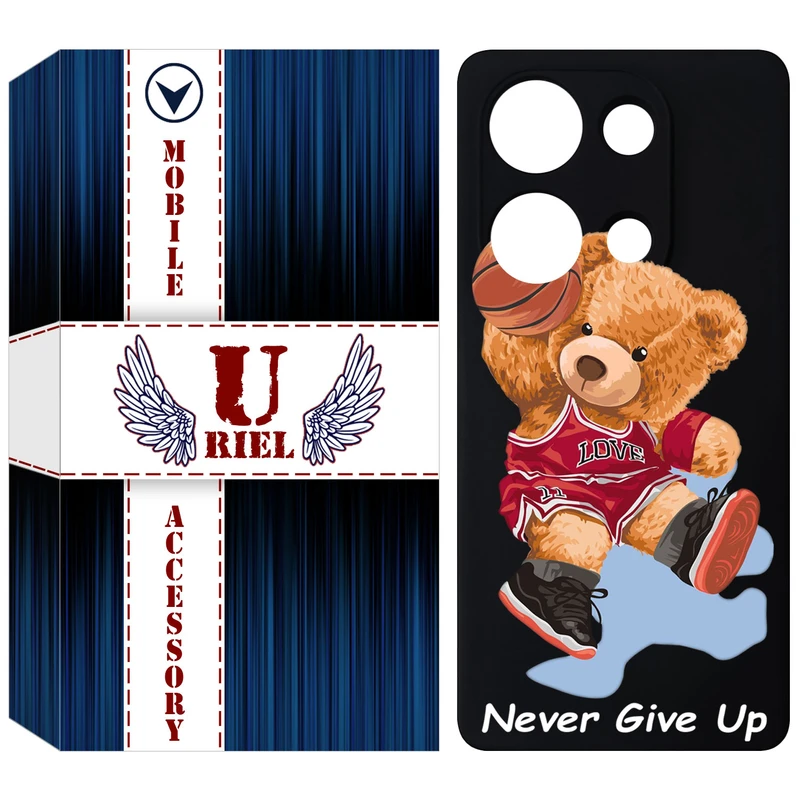 کاور یوریل مدل KSH کد 63 طرح خرس ورزشکار مناسب برای گوشی موبایل شیائومی Redmi Note 13 Pro 4G / Poco M6 Pro 4G