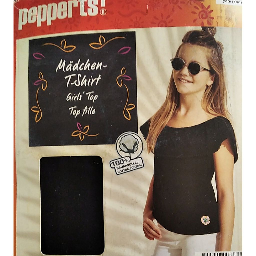 تی شرت آستین کوتاه دخترانه پیپرتس مدل Sh -  - 2