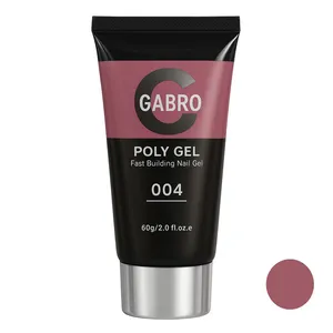 پلی ژل کاشت ناخن گبرو مدل 004 وزن 60 گرم رنگ هلویی 