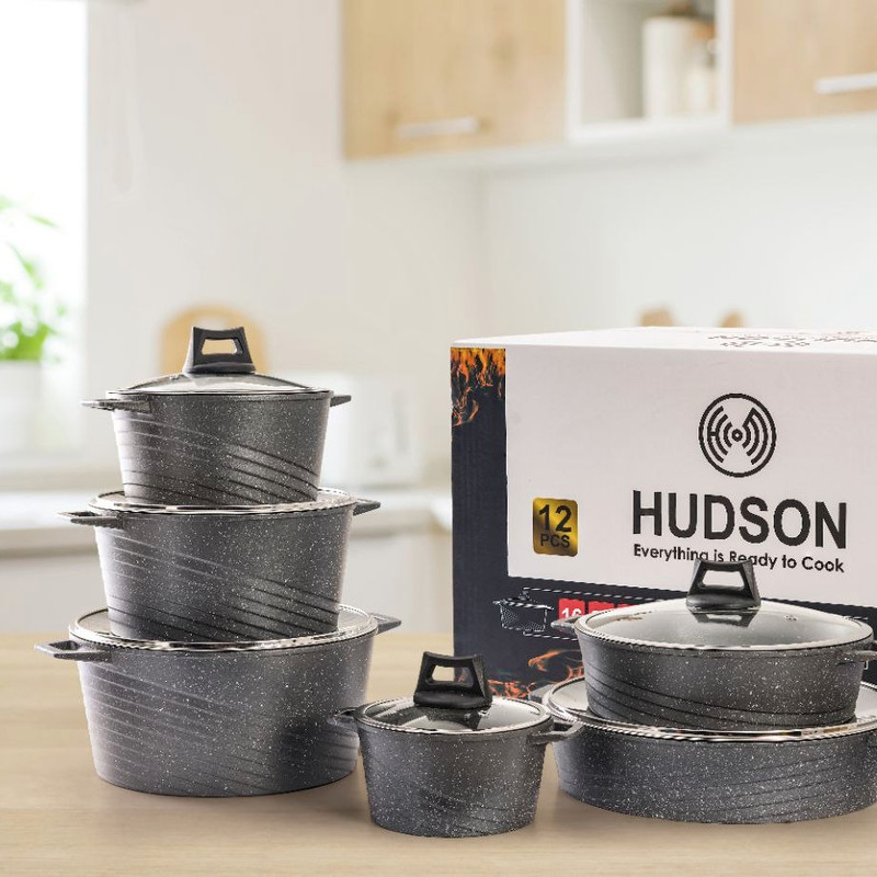 سرویس قابلمه 12 پارچه هادسون مدل کلاسیک