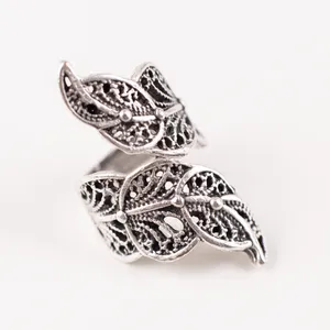 انگشتر زنانه مدل شاخه برگ