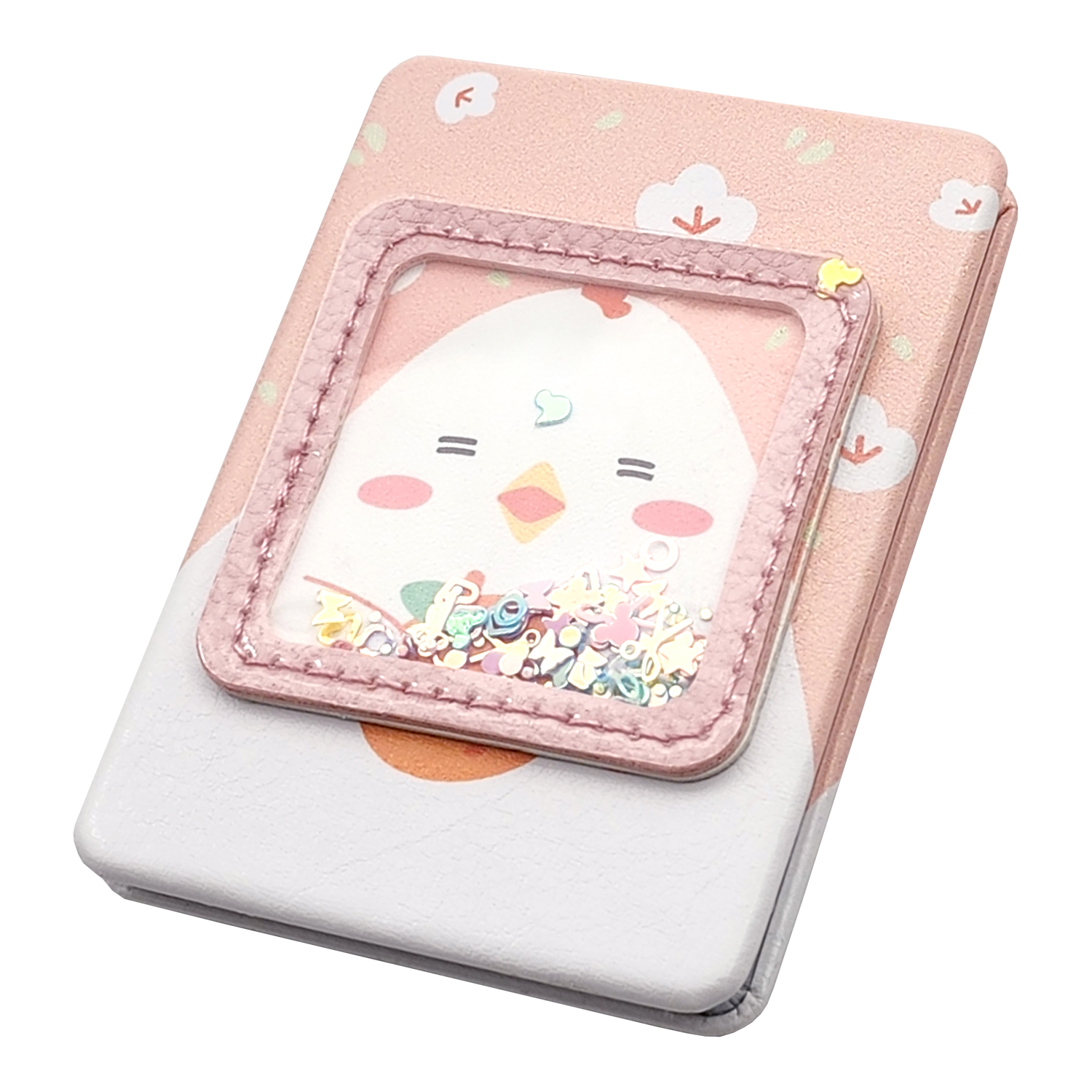 آینه جیبی مدل جوجه طرح آکواریومی کد ZJ-MR37-9