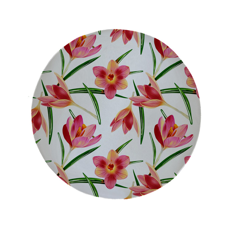 پادری مدل دایره طرح گل کد 5903 سایز 90 × 90 سانتی متر