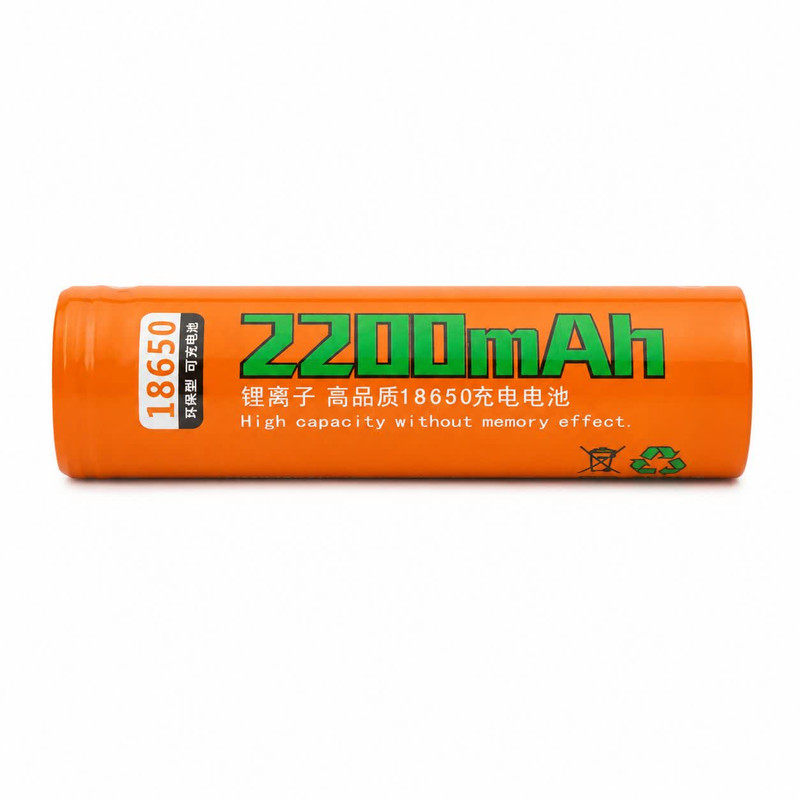 باتری لیتیوم یون قابل شارژ 18650 اسمال سان مدل DM ظرفیت 2200 میلی آمپر ساعت